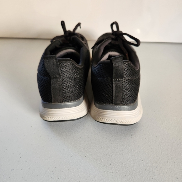 Skechers Mens Size 8 Running Shoes Sneakers Black 16829 Comfort Memory Foam - Picture 6 of 9